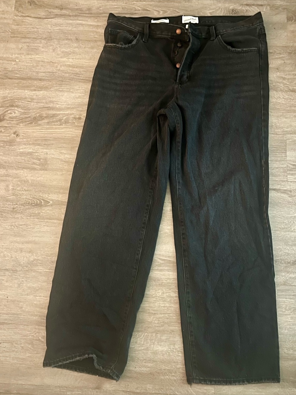 Universal Thread Mid-Rise 90s Baggy Black Jeans Size 14R